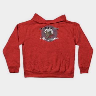 Secret Agent / Public Babysitter Kids Hoodie